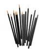 Pincel Desechable para Delineador de Ojos, Lápiz Delineador de Labios Portátil, Bolígrafo Corrector, Pincel para Labios, Pincel para Pestañas, Peine para Cejas, Pincel para Labios, Maquillaje Facial