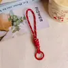Corda trançada estilo miu, corda de cor sólida, cordão, chaveiro colorido, acessórios DIY, pingentes para celular e bolsa, itens decorativos