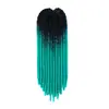 Venta transfronteriza cabello rizado africano wendyhair paquete de cabello trenzado sucio fábrica de pelucas de fibra química al por mayor