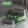 Popular Caja de Arena para Gatos Semi-Cerrada de Amazon Grande de Doble Propósito Inodoro para Gatos Caja de Arena Anti-Salpicaduras Suministros para Mascotas al por Mayor