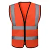 Site de colete refletor no atacado colete refletor multi-tamanho colete multi-bolso construção saneamento vestuário refletor impressão grátis