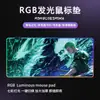 Fábrica de Origem Mouse Pad Série Anime Grande Mouse Pad para E-Sports One Piece Zoro Close-Up Pad Luminoso RGB
