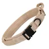 Collar Táctico Collar para Perro Mascota Exterior Correa para Perro Perro Grande y Mediano Entrenamiento de Perros Militares Collar Táctico para Perro