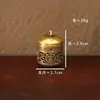 Novo Pingente Pequeno Sachet Oco de Latão Portátil Caixa Gawu Chaveiro Bronze Vintage Barraca Pequenos Produtos
