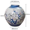 Florero de Flor de Magnolia, Florero de Cerámica de Jingdezhen, Florero Creativo de Arte para el Hogar Moderno, Adorno de Decoración para la Sala de Estar