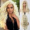 Pelucas Largas Europeas y Americanas, Cabello Rizado Largo Dorado Degradado Africano, En Stock
