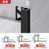Moldura de Esquina para Azulejo de Aleación de Aluminio, Tira de Borde para Piso de Balcón, Tira de Acabado para Azulejo de Pared, Tira de Borde, Tira Divisoria de Metal