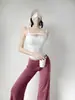 Camisola Sexy de Encaje Hueco Pure Desire con Copas para Mujer, Nuevo Estilo Verano 2025, Top Sexy para Usar por Encima o por Debajo, Ajustado