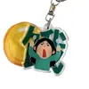 Llavero de Acrílico con Temática de Villano Japonés Chica Emocional Mochila Loca Colgante de Dibujos Animados Creativo Regalo para Mejor Amigo