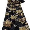 Tela de Malla con Bordado de Lentejuelas y Cuentas en Tubo de la Fabricante, Tela Bordada con Lentejuelas para Vestido Qipao Hecho a Mano Disponible en Múltiples Colores