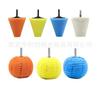Bola de esponja para pulir conos de coche, rueda de pulido de acero inoxidable para buje de rueda, rueda de esponja para pulir coches, cabezal de pulido de malla para coche