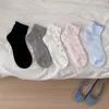 Calcetines Nuevos para Mujer Verano Delgados de Encaje Huecos con Puntos Calcetines Tobilleros Absorbentes de Sudor Resistentes al Olor Calcetines de Media Pantorrilla Estudiante Versátiles Modernos