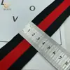 Ventas Directas de Fábrica Cinturón de Punto Colorido a Rayas Poliéster Tira de Red Elástica Horizontal Tira Lateral Ampliada Cinturón para Pantalones de Uniforme Escolar Deportivo