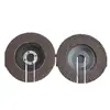 Disco Abrasivo Plano de 72 Páginas com Tampa Plástica, Disco Flap Espessado, Disco de Polimento em Aço Inoxidável, Disco de Desbaste