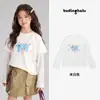Camiseta Pudding Haru para niños, modelo nuevo de verano 2026 para niños mayores, camiseta estampada de dos piezas simuladas con mangas de malla transpirable