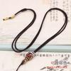 Cuerda concéntrica de doble color DIY tejida cuerda para colgante de joyería de jade dorado para hombres y mujeres estilo nacional cuerda para collar al por mayor