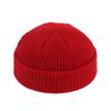 Sombrero de Lana de Color Sólido Vintage para Otoño e Invierno, Gorro de Punto Cálido con Protección para las Orejas, para Mujer con Cabeza Grande, Engrosado, Sombrero Melonero Plegable para Pareja