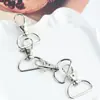 Aleación de Zinc Gancho Boca de Pez Hebilla de Gancho Clip para Perro Gancho Boca de Pez Hebilla de Resorte Llavero Cierre de Langosta Accesorios de Joyería Gancho para Equipaje