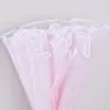 Tule de punto de nieve perlado con diseño de olas de 28 cm para floristería, Día de San Valentín, material de embalaje para flores hechas a mano, red para envolver ramos de boda