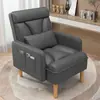 Sofá individual de gran venta Reclinable y cómodo para sentarse Sala de estar Dormitorio Balcón Oficina Sofá para persona perezosa Siesta Silla para computadora