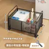 Caja de almacenamiento de libros para estudiantes, adecuada para aulas, gran capacidad, se puede colocar debajo del escritorio y es móvil para una fácil organización de los libros