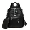Mochila de PU de Color Sólido Simple de Alta Calidad para Mujer 2025 Nueva Moda Versátil Bolso de Mujer Mochila Elegante de Lujo Ligero