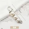 Acessórios de alfinetes de fechamento de cintura roupas fixas artefato de modelagem de cintura broche anti-exposição calças femininas fivela de fechamento de cintura pino