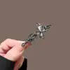 Pasador con un Toque de Lujo, Exquisito Pasador de Pato para Mujer, Pinza para Flequillo Lateral, Accesorio para el Cabello, Pinza de Nuevo Estilo 2026, Pinza Lateral con Flor de Cristal