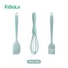 Raspador de Bolo Cremoso Fasola Ferramenta Raspador de Silicone Macio Integrado Resistente a Altas Temperaturas Pincel de Óleo para Assar