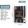 Bestseller transfronterizo Amazon cuaderno de espiral A diario cuaderno transfronterizo cuaderno de tapa dura rayado se puede etiquetar