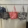 Bolso de Hombro Tote Grande de Moda Versátil Tendencia Otoño 2026 Estilo Coreano Estampado de Leopardo de Alta Gama para Viajes Diarios