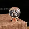 Bola de Cristal de Burbuja de Color de Agujero Único Mango Geométrico Minimalista Moderno de Cristal Artificial Ferretería para Muebles Accesorios Decorativos
