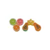 Mini Rodajas de Fruta Cortadas a la Mitad Decoración de Escena en Miniatura Juguete de Comida Modelo Accesorios Llavero de Resina Accesorios para Manualidades