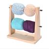 Estante para Hilos de Doble Capa en Stock Estante de Almacenamiento de Bobinas de Hilo de Madera Herramienta de Tejer Bola de Hilo Estante de Madera para Bobina de Hilo de Crochet