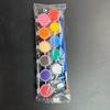 Pintura acrílica 3 ml 12 colores traje siamés pintura para colorear muñeca de yeso arte infantil pintura lote de fabricante