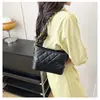 Bolsa Pequena Texturizada Feminina Verão 2023 Nova Moda Romboide Corrente Bolsa de Ombro Versátil Crossbody Bolsa Hobo
