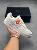 AJ 1 Qiao 1 Colaboração Givenchy Swoosh Invertido Raio Azul Escuro com Swoosh Branco Cano Baixo Casual Esportivo Basquete Tênis de Board
