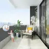 Malla de Privacidad Transfronteriza 90x300 Tela de Malla para Valla de Terraza Balcón Valla de Jardinería Tela de Malla para Tienda de Campaña Tela de Malla Resistente al Desgarro
