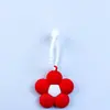 Colgante de Taza de Agua de Goma Suave de PVC Colgante de Flor Colorida Dopamina Llavero DIY Adorno de Flor Pequeña