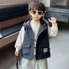 Chaleco para Niños Otoño 2026 Nuevo Estilo Chaleco con Capucha de Otoño para Niños Ropa Exterior Ropa de Exterior para Bebé Primavera y Otoño Niño Pequeño