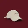 ¡Gran ajuste! Gorra tipo pico de ala ancha con diseño original para hombre, gorra de béisbol retro de moda con estampado de letras estilo japonés y coreano para mujer