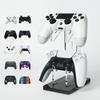 Venta al por Mayor de Fábrica Soporte de Exhibición de Acrílico para Controles de Juego Soporte de Exhibición Inalámbrico para PS4 Soporte de Exhibición de Escritorio Azul Transparente