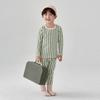 J043 Pijama para niños Conjunto de dos piezas Diseño ZYZ Lana Pull Frame Ropa para el hogar Clase A Grueso Traje de ropa interior para niños