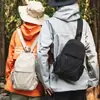 Mochila de senderismo transfronteriza nueva, mochila pequeña funcional, riñonera de pecho de moda para exteriores para hombres y mujeres, bolso de hombro casual multifuncional