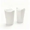 Vaso de Papel Desechable Tianyihao con Forma de Mariposa, Plegable para Bebidas Calientes y Frías, Café, Té con Leche, con Tapa Integrada