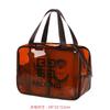 Bolsa de Higiene Pessoal Portátil de PVC Atacado Bolsa de Armazenamento de Cosméticos Impermeável com Separação Seca e Úmida Bolsa Impermeável e à Prova de Umidade para Viagem Masculina