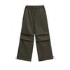 Roupas Europeias e Americanas Transfronteiriças Moda Casual Verão 2025 Verde Escuro Cordão Cintura Elástica Calça Paraquedista 650054