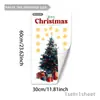 Esquilo Árvore de Natal Laço Decoração de Feriado Adesivos de Parede Quarto Sala de Estar Parede de Fundo Decoração de Casa Adesivos de Parede Autoadesivos