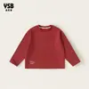 Ropa para Niños Yingsibo Camiseta para Niños Otoño Nuevo Estilo Camisa Básica para Niños Top Holgado Transpirable para Niños Grandes Manga Larga