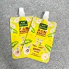 Saco Personalizado de 100ml para Bebida de Vinagre de Banana, Saco Auto-Suportável com Bico para Suco, Saco Composto de Folha de Alumínio Atacado, Design Grátis